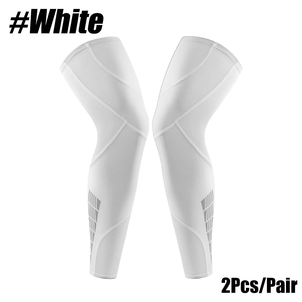 Full Leg Compression Sleeves - Anti-Slip, UV Protection, and Pain Relief!