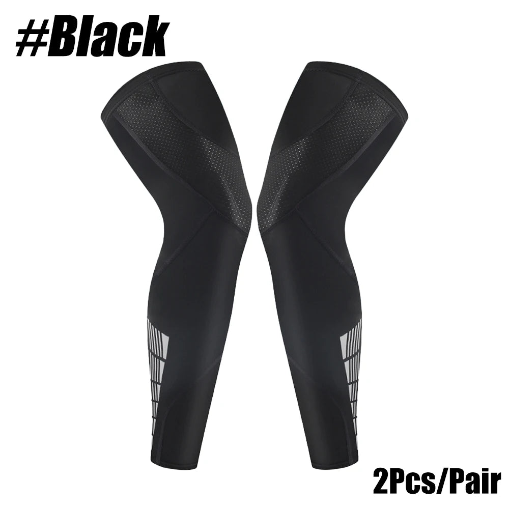 Full Leg Compression Sleeves - Anti-Slip, UV Protection, and Pain Relief!